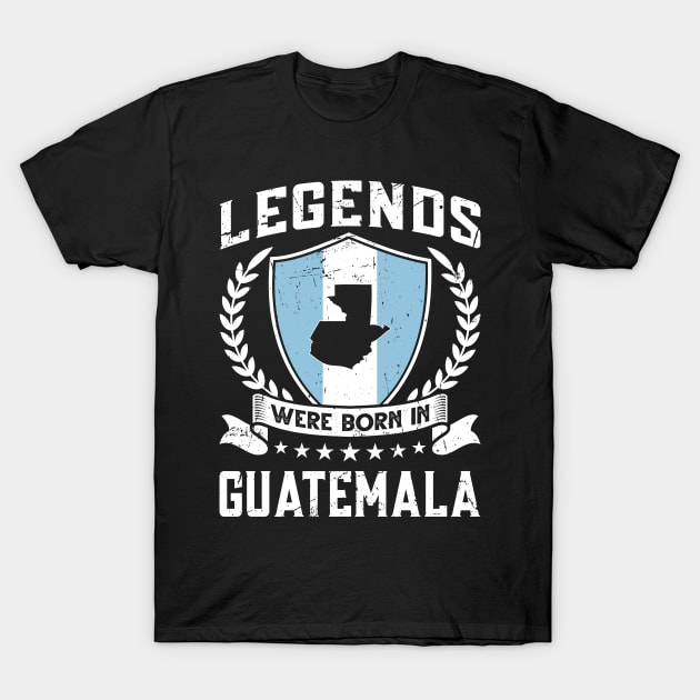 Vintage Design Guatemalan Flag Guatemala T-Shirt by MGS